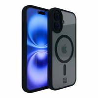 Incipio Velocity MagSafe - dėklas iPhone 16 (Clear / juodas)