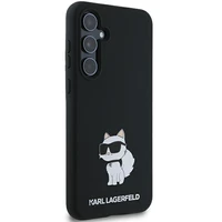 Karl Lagerfeld Silikoninis Choupette dėklas Samsung Galaxy A35 - juodas
