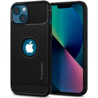 Spigen Rugged Armor iPhone 13 dėklas telefonui - matinis juodas