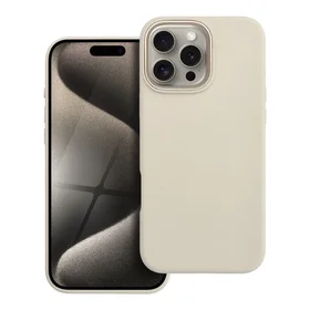 Dėklas skirtas iPhone 16 PRO MAX Forcell F-Protect Frame Premium suderinamas su Magsafe senovinė balta