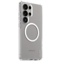 CARE by PanzerGlass Flagship Urban Combat White QI dėklas telefonui Samsung Galaxy S25 Ultra - permatomas