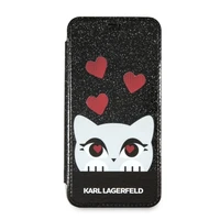 Karl Lagerfeld Valentine iPhone X/Xs dėklas telefonui - juodas