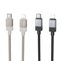 Kabelis USB C į Lightning Hoco PD 27W 1 m X110 auksinis