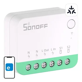 Išmanusis mini jungiklis WiFi Sonoff MINIR4M Matter (HomeKit SmartThings Home Assistant)