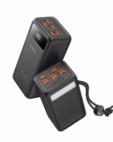 VEGER Išorinė baterija 50000 mAh PD QC3.0 5A 22,5W Tank Lite (W5001) juoda