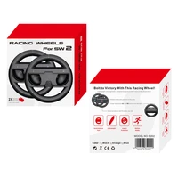 Lenktynių vairas Nintendo Switch 2 Joy-Con valdikliui (2 vnt.) - Juodas