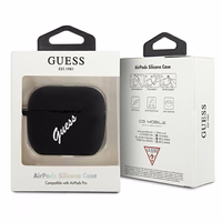 AirPods Pro dėklas Guess GUACAPLSVSBW juodas/baltas Silikon Vintage