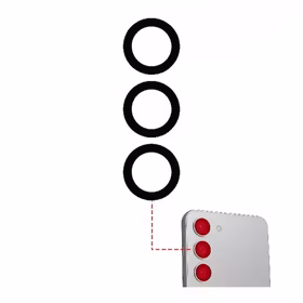 Galinės kameros lęšis suderinamas su Samsung S911 S23 (S916 S23 Plus) galinės kameros lęšis (3 vnt.)