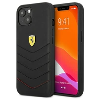 Ferrari FEHCP13SRQUK iPhone 13 mini 5.4 kietasis dėklas juodas Off Track Quilted