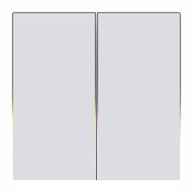 ZigBee Avatto TS60-EU-W2 jutiklinis šviesos jungiklis dvigubas TUYA (baltas)