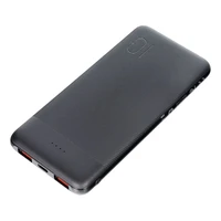 VEGER Išorinė baterija 10000 mAh PD QC3.0 2A 20W A11S (W1133S) juoda
