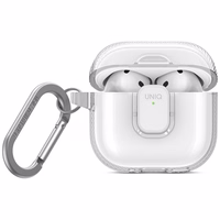 Uniq Glase Pro dėklas AirPods 4 - skaidrus