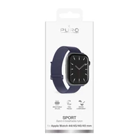 "Puro" sportinis dirželis "Apple Watch" 44/45/46/49 mm - Tamsiai mėlynas