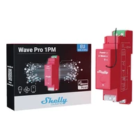 Shelly Qubino Pro 1PM DIN bėgio relė, 1 kanalas, Z-Wave (galios matavimas)