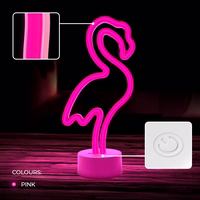 Neon LED on stovas FLAMINGO rožinis USB-C FSC-11 Forever Light
