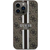 Guess GUHMP13LP4RPSW iPhone 13 Pro / 13 6.1" rudas/rudas kietas dėklas 4G Printed Stripes MagSafe