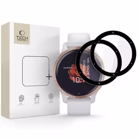 Tech-Protect Glass Flex+ 2 dalių hibridinio stiklo rinkinys Garmin Venu 2S - juodas