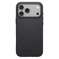 Spigen Silicone Fit Magnetinis dėklas telefonui iPhone 17 Pro Max - Juodas