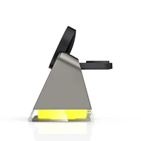 Tech-Protect QI15W-A43 3in1 belaidis įkroviklis su MagSafe Apple įrenginiams - juodas