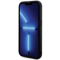 Guess Sequin Script Metal dėklas telefonui iPhone 13 Pro / 13 - juodas