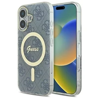 Guess IML 4G MagSafe iPhone 16 dėklas - mėlynas