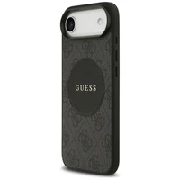 Guess 4G Circle Classic Logo Magnetinis dėklas telefonui iPhone Air - juoda