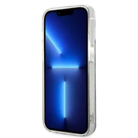 Rinkinys Guess GUBPP14XH4EACSW dėklas + įkroviklis iPhone 14 Pro Max 6.7" rudas/kietas dėklas 4G Spausdinimas Magnetinis