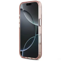 KARL LAGERFELD dėklas telefonui IPHONE 17 su MagSafe suderintas (IML Choupette eskizo logotipu) - rožinis