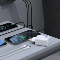 Dudao A29C 65W GaN sieninis įkroviklis + USB-C kabelis - baltas