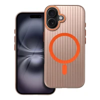 Dėklas telefonui SIMPLY suderinamas su MagSafe iPhone 16 titanium desert