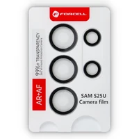 Forcell Premium kameros objektyvo grūdintas stiklas - Samsung Galaxy S25 Ultra titano balta sidabrinė