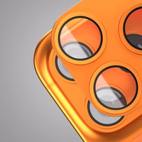 Etteri full camera lens guard for iPhone 17 Pro Max oranžinis
