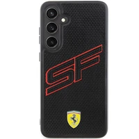 Ferrari Big SF Perforated dėklas telefonui Samsung Galaxy S24 - juodas