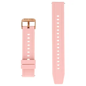 Blavec universali laikrodžio juosta W-17 Amber 18mm silikoninė rožinė
