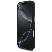 Guess 4G Big 4G Classic Logo dėklas telefonui iPhone 17 Pro - juodas ir auksinis