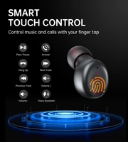 Belaidės ausinės Choetech BH-T16 Hi-Fi Bean TWS juodos