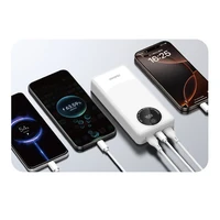 Išorinė baterija Dudao K12Pro 22.5W PD 20000mAh USB-A, USB-C - balta