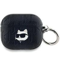 Karl Lagerfeld Monogram Choupette Head dėklas AirPods 3 - juodas