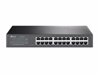 TP-Link TL-SG1024DE Valdomas L2 Gigabit Ethernet (10/100/1000) 1U Juoda