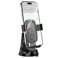 Borofone automobilinis gravitacinis laikiklis BH130 Follower prie stiklo juodas