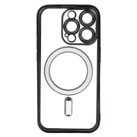 Metallic Magsafe dėklas iPhone 13 Pro juodas