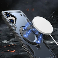 Hybrid Armor Trendy dėklas telefonui su MagSafe iPhone 16 Plus - mėlynas