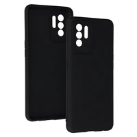 Matinis galinis dėklas telefonui OPPO RENO 5Z 5G juodas