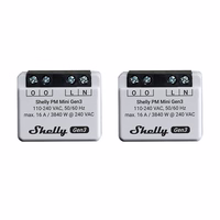 Shelly PM Mini Gen3 2 valdiklių rinkinys, WiFi/Bluetooth