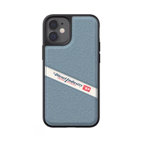 DIESEL Formuotas dėklas DENIM FW20 IPHONE 12 MINI juodas/mėlynas