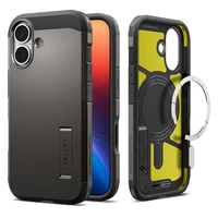 Spigen Tough Armor "T" MagSafe dėklas telefonui iPhone 17 - pilkas