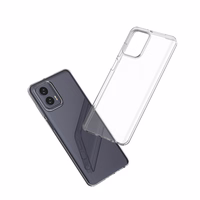 Itin plonas 0.5mm dėklas Motorola Moto G73 5G plonas permatomas dangtelis
