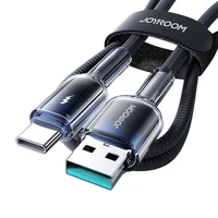 Joyroom USB-A - USB-C kabelis S-A42 3A 1.2m juodas