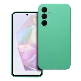 Dėklas telefonui SILICONE 2mm SAMSUNG A35 5G mėtinai žalias