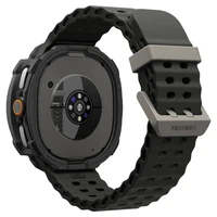 Spigen Rugged Armor dėklas laikrodžiui Samsung Galaxy Watch 8 Classic 46mm - matinis juodas